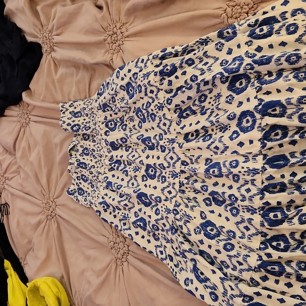 ZARA maxi skirt or dress size M greece blue
